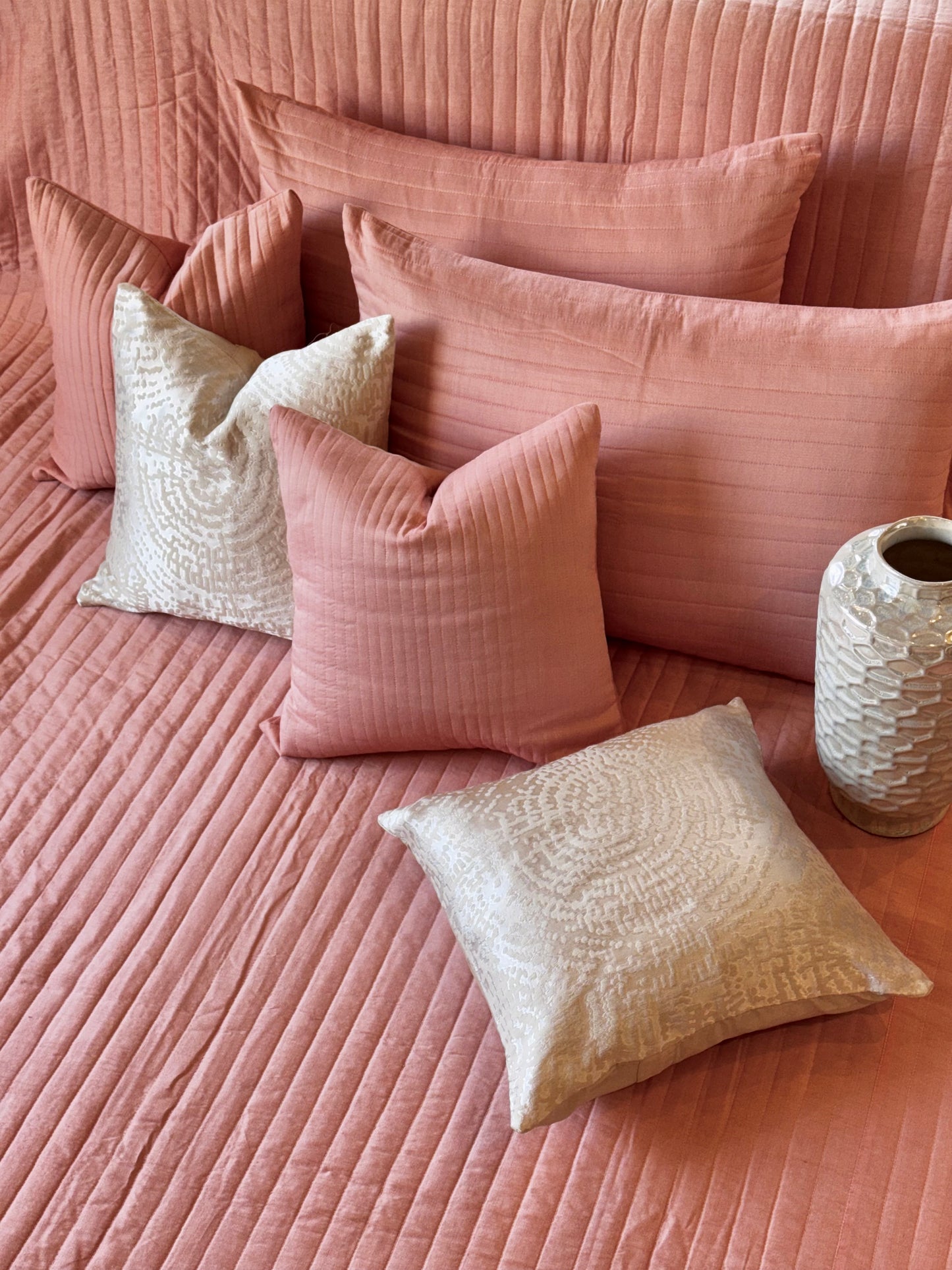 The Pastel Peach Bedding Set