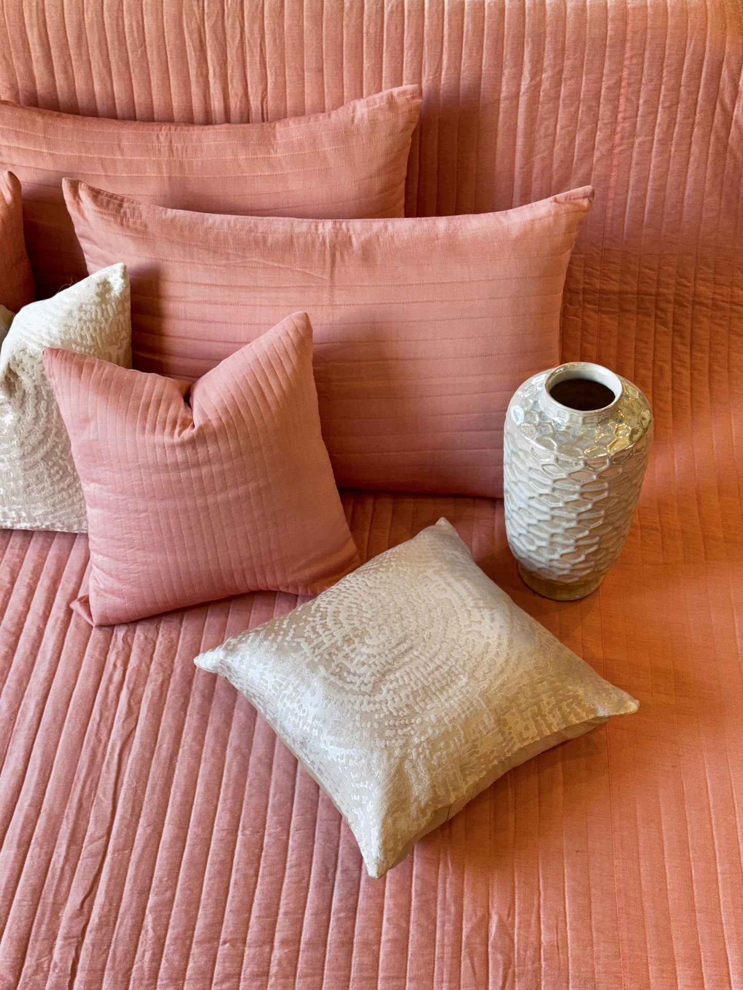 The Pastel Peach Bedding Set