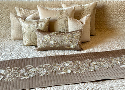 The Brown Orchid Bedding Set