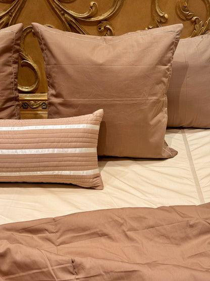 THE CARAMEL COTTON QUILT SET