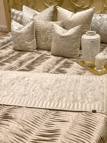 The Iris Pleated Bedding Set