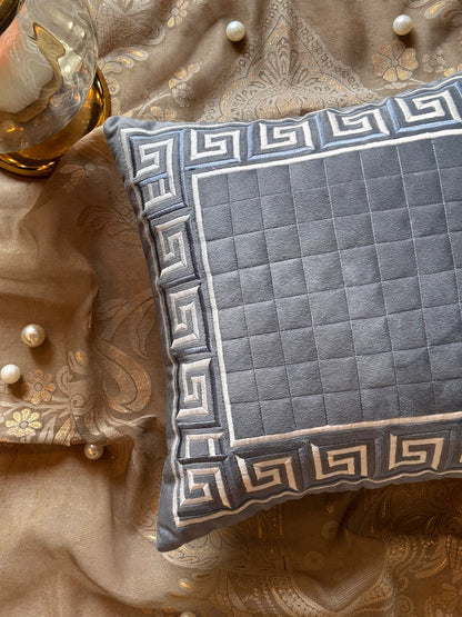 THE GREY MEDUSA CUSHION COVER