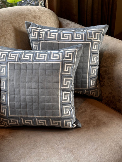 THE GREY MEDUSA CUSHION COVER