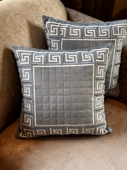 THE GREY MEDUSA CUSHION COVER