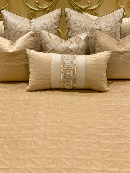 The Beige Flynn Bedding Set