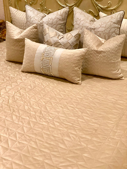 The Beige Flynn Bedding Set