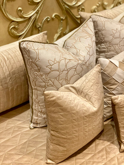 The Beige Flynn Bedding Set