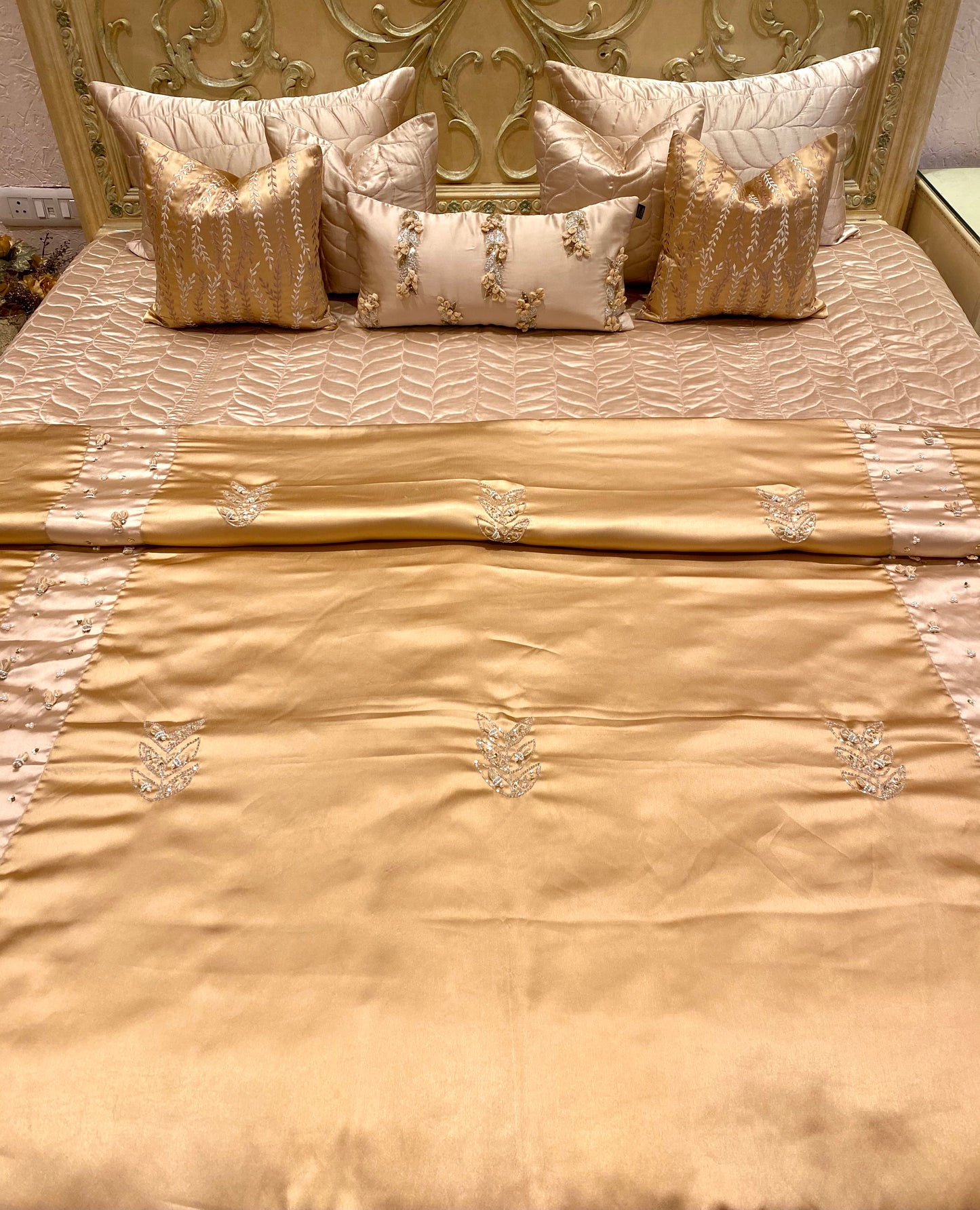 THE PEACH SPECTRA QUILT SET