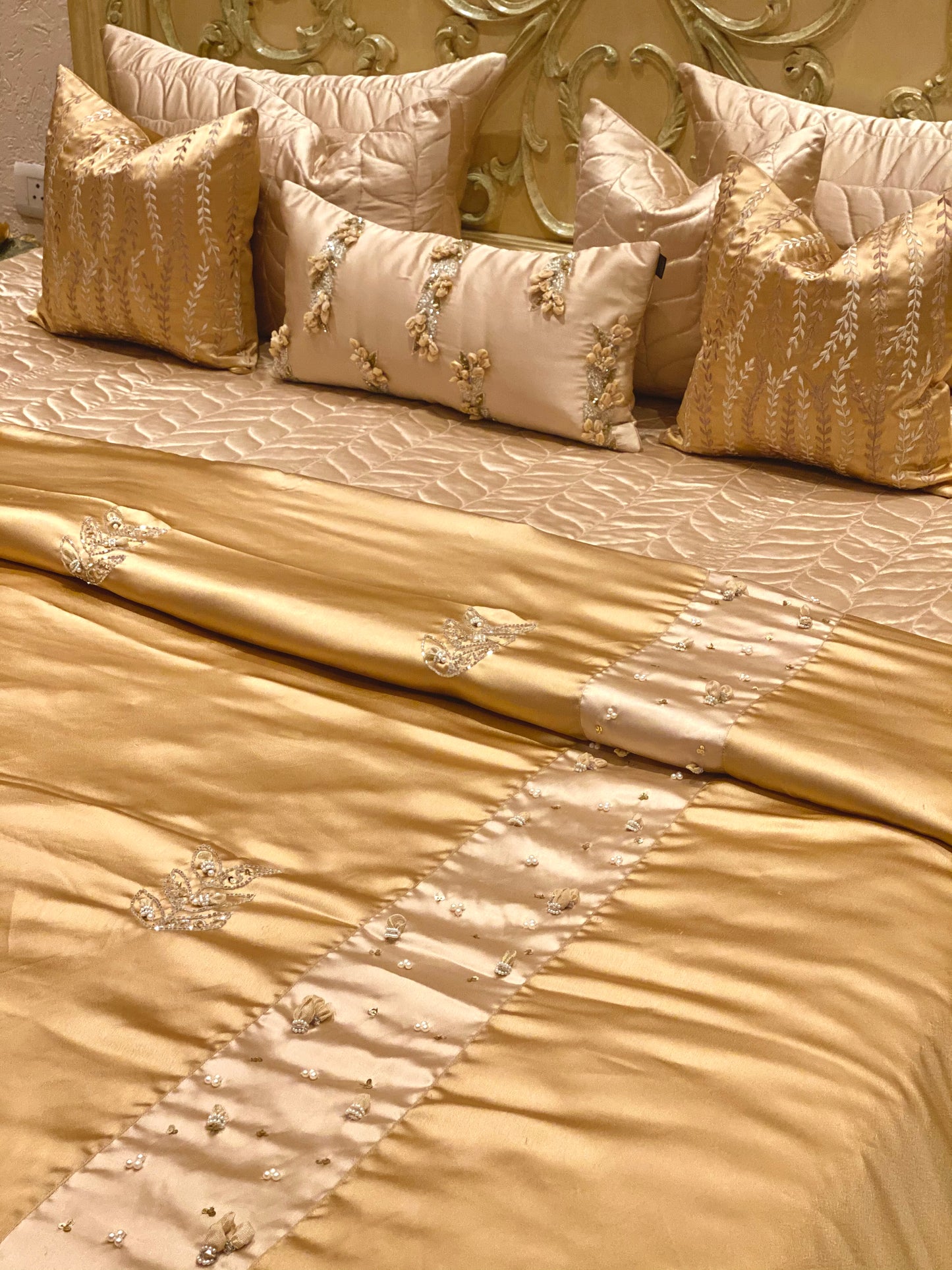 THE PEACH SPECTRA QUILT SET