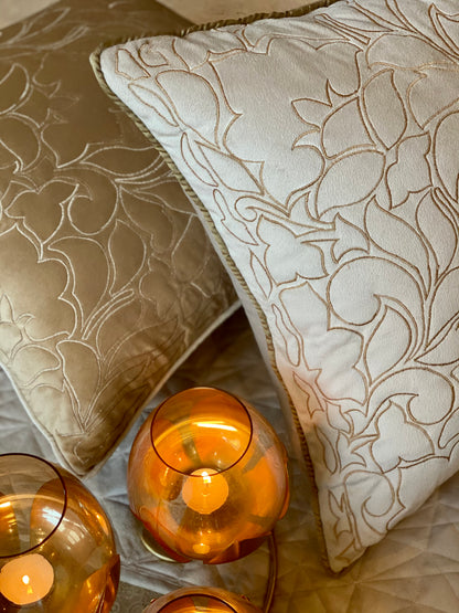 THE IVORY MARBLE CUSHION COVER