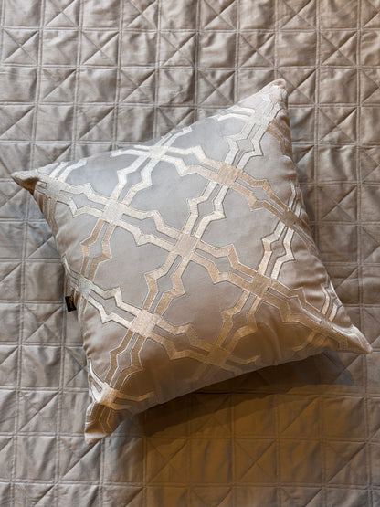 THE GREY MERKABA CUSHION COVER