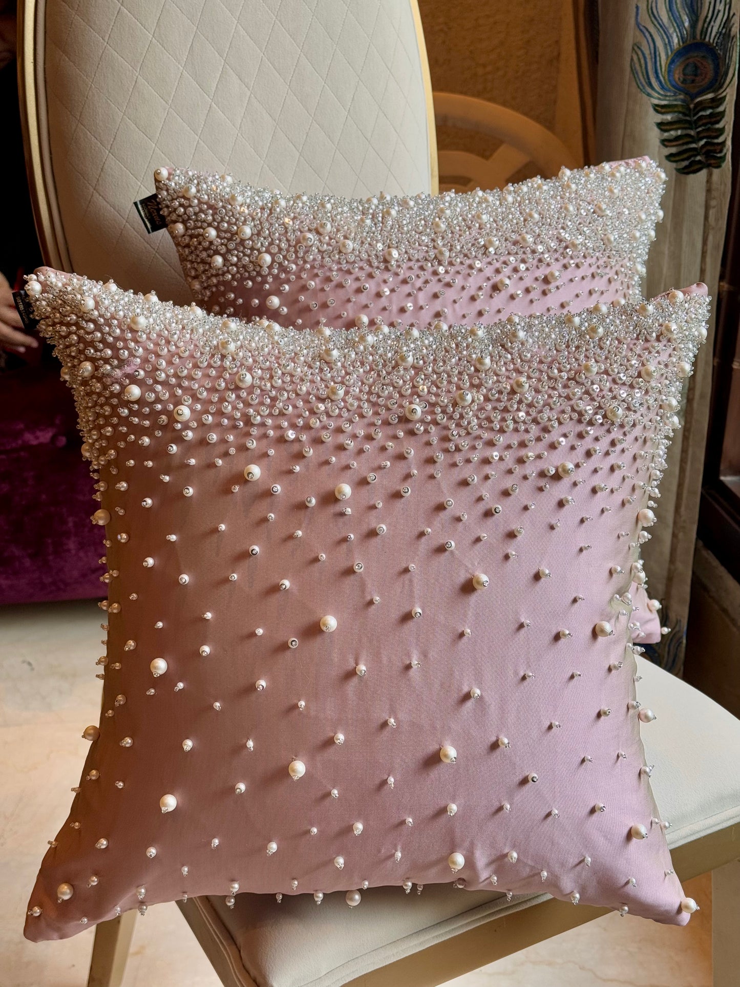 THE PINK GALAXY CUSHION COVER