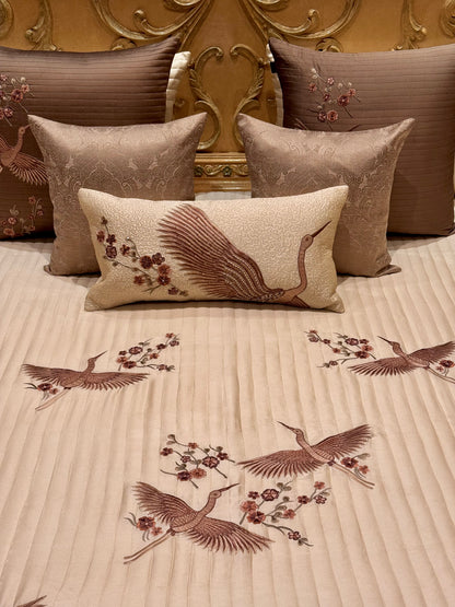 THE BUTTER CREAM FERN  BEDDING SET