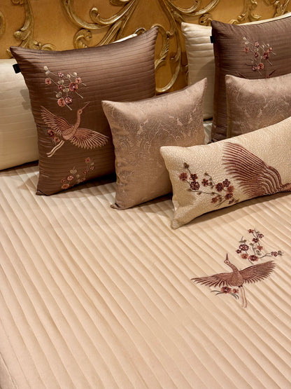 THE BUTTER CREAM FERN  BEDDING SET