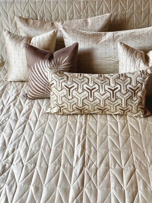 THE CREAM KNIT BEDDING SET