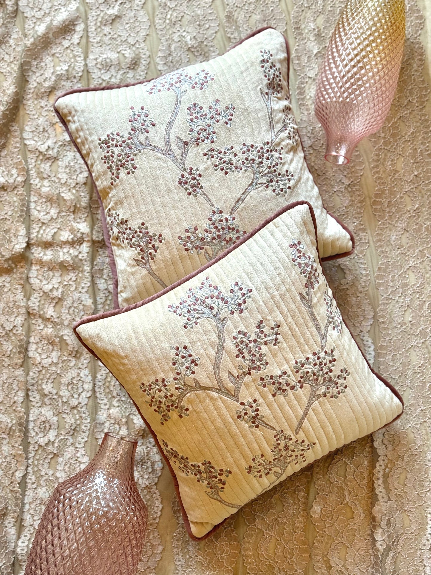 THE CHERRY BLOSSOM CUSHION COVER