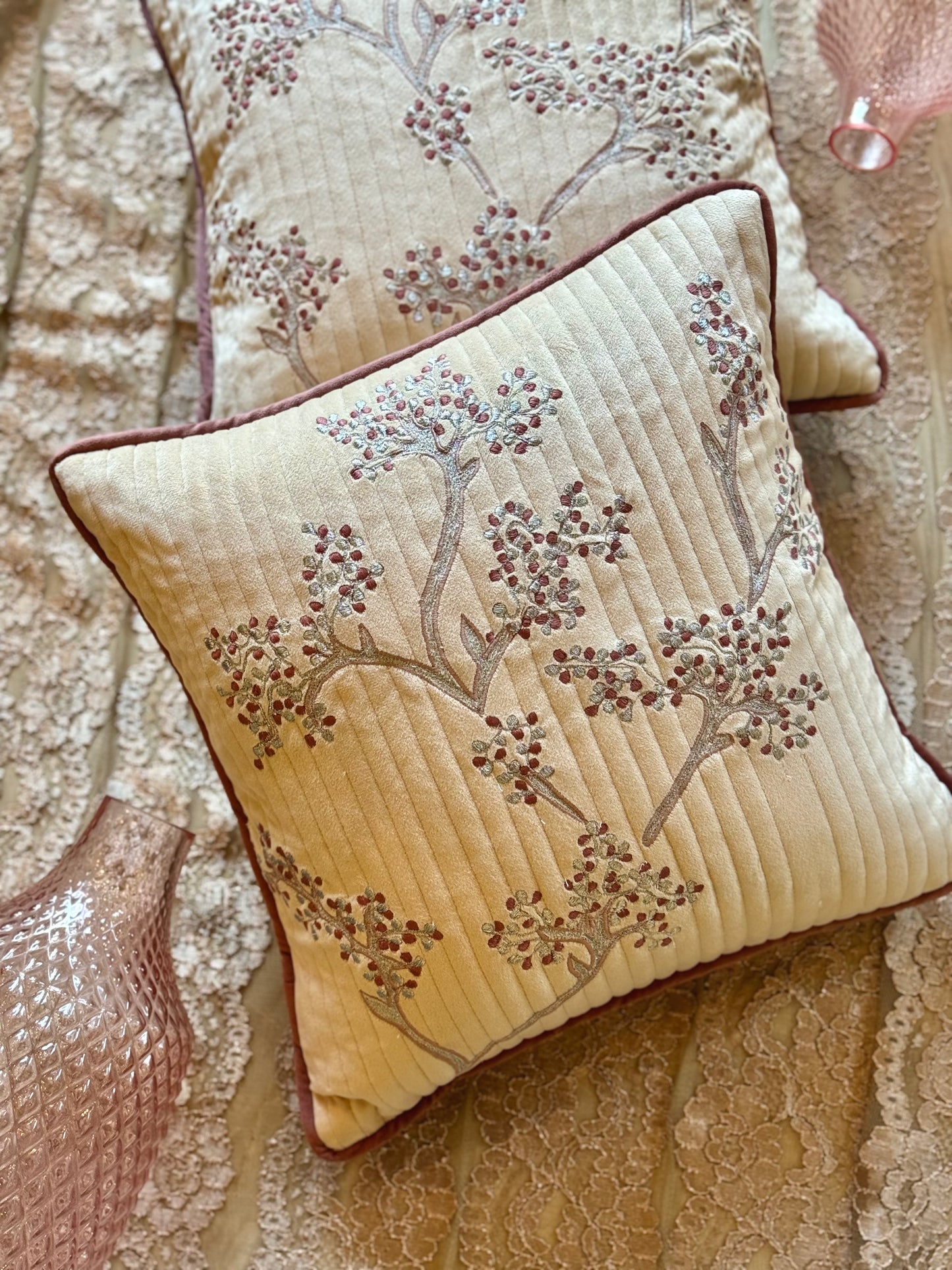 THE CHERRY BLOSSOM CUSHION COVER