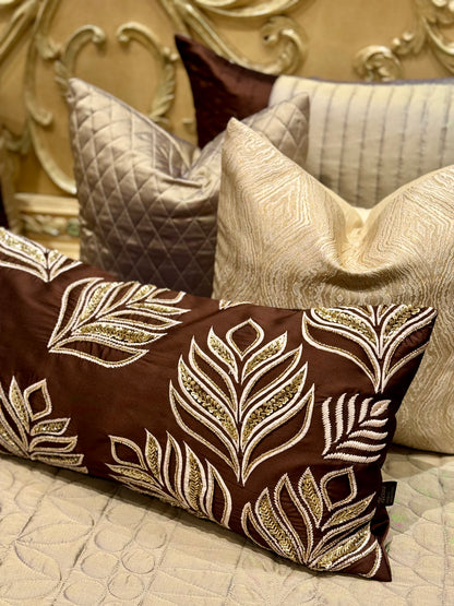 THE GOLD AND BROWN MAPLE BEDDING SET