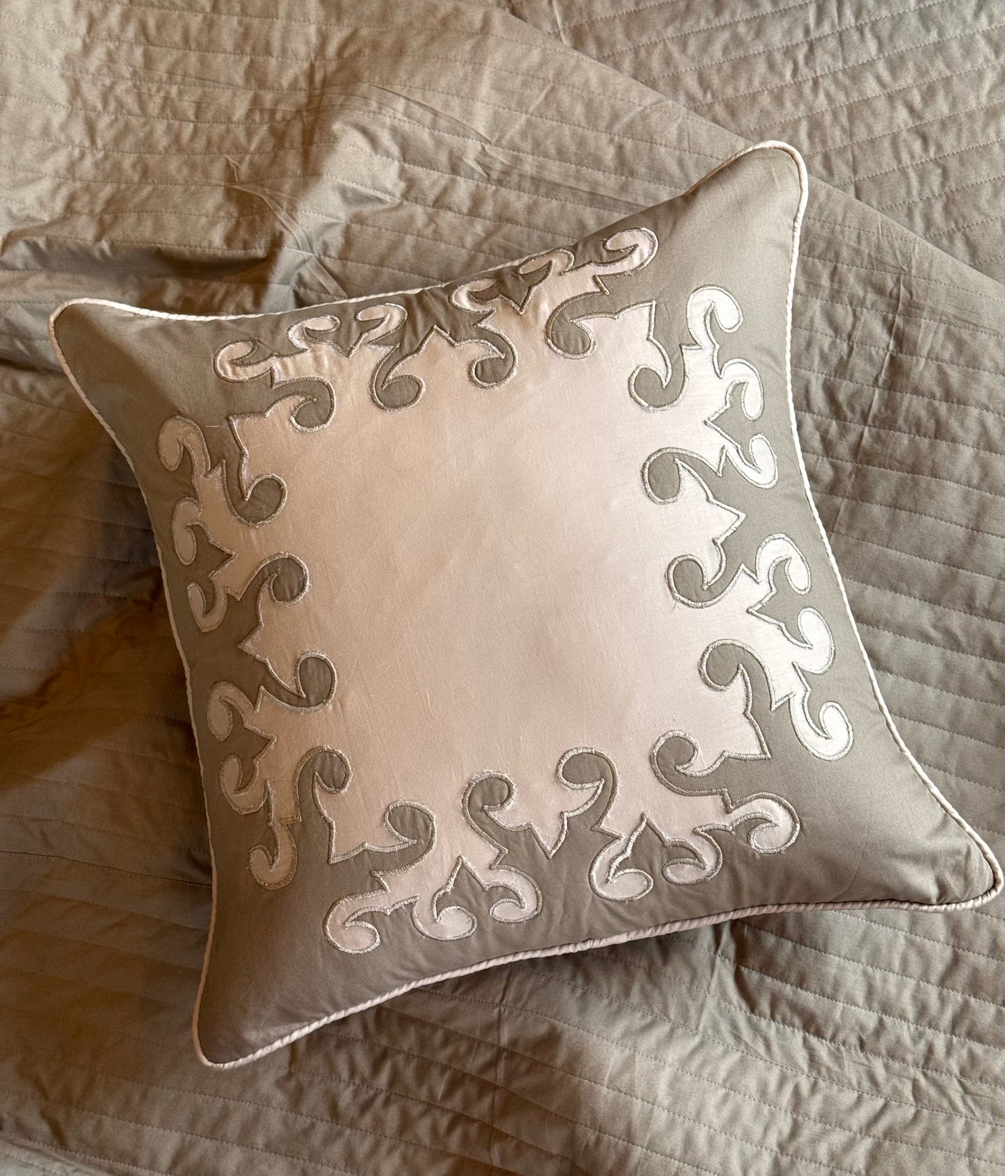 THE WOODLAND APPLIQUÉ CUSHION