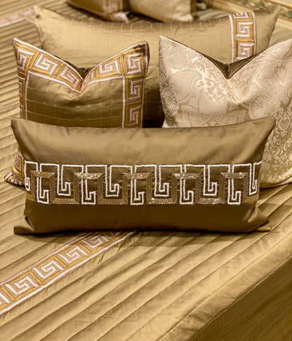 THE GOLD GREEK BEDDING SET