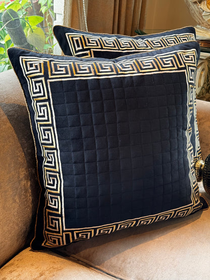 THE BLACK MEDUSA CUSHION COVER