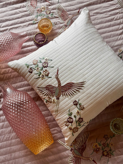 THE BLUSH FERN BIRD BEDDING SET