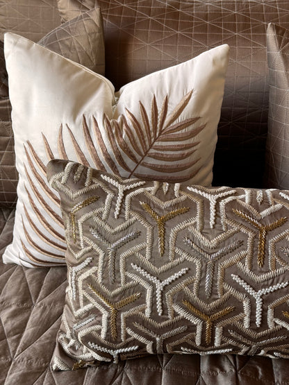 THE BROWN KNIT BEDDING SET