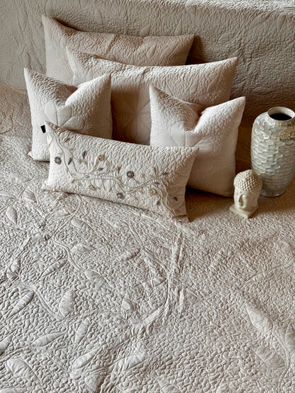 The Ivory Bloom Bedding Set