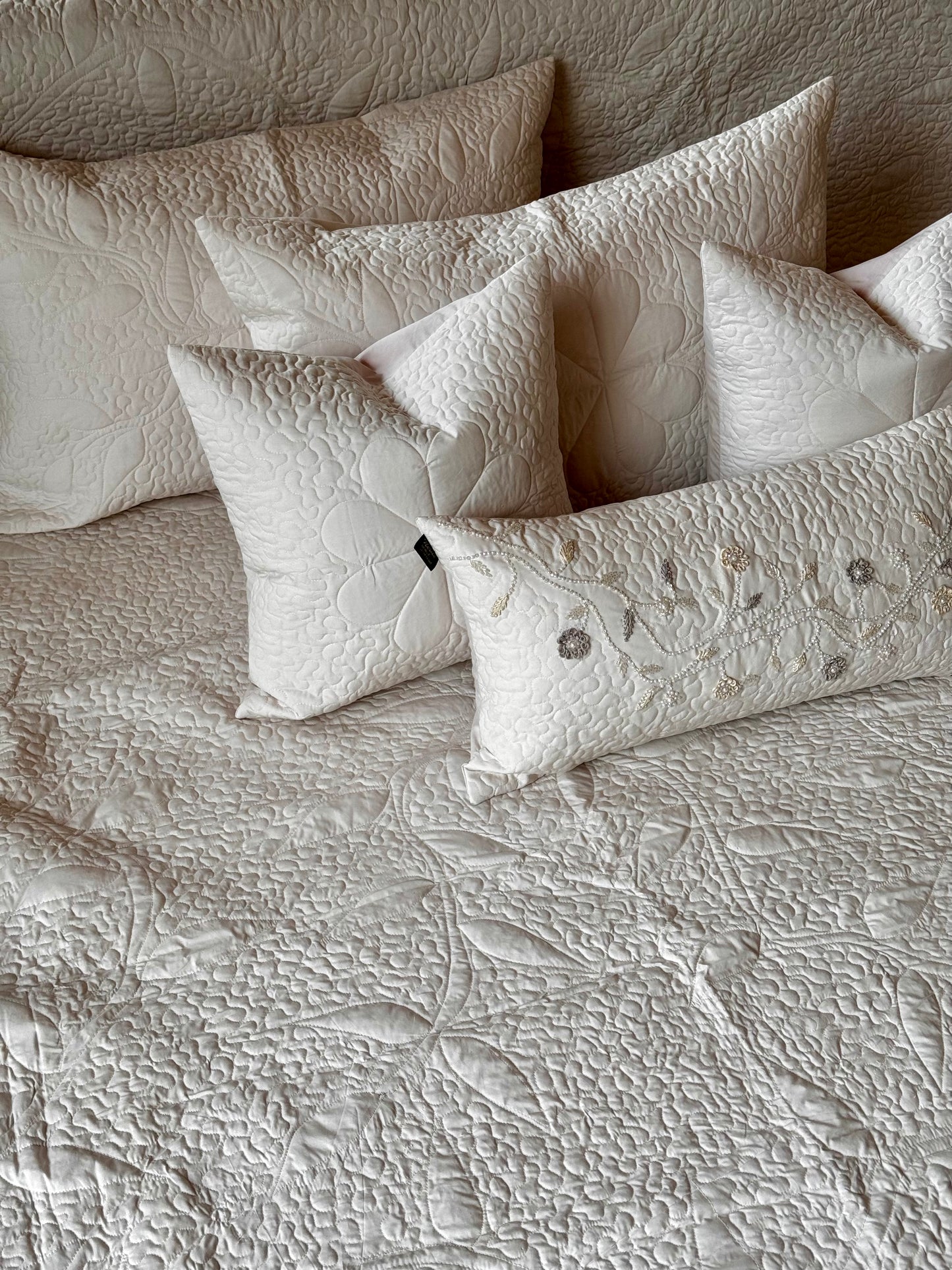 The Ivory Bloom Bedding Set