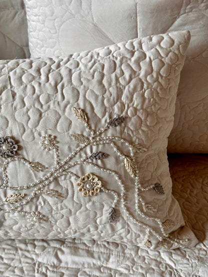 The Ivory Bloom Bedding Set