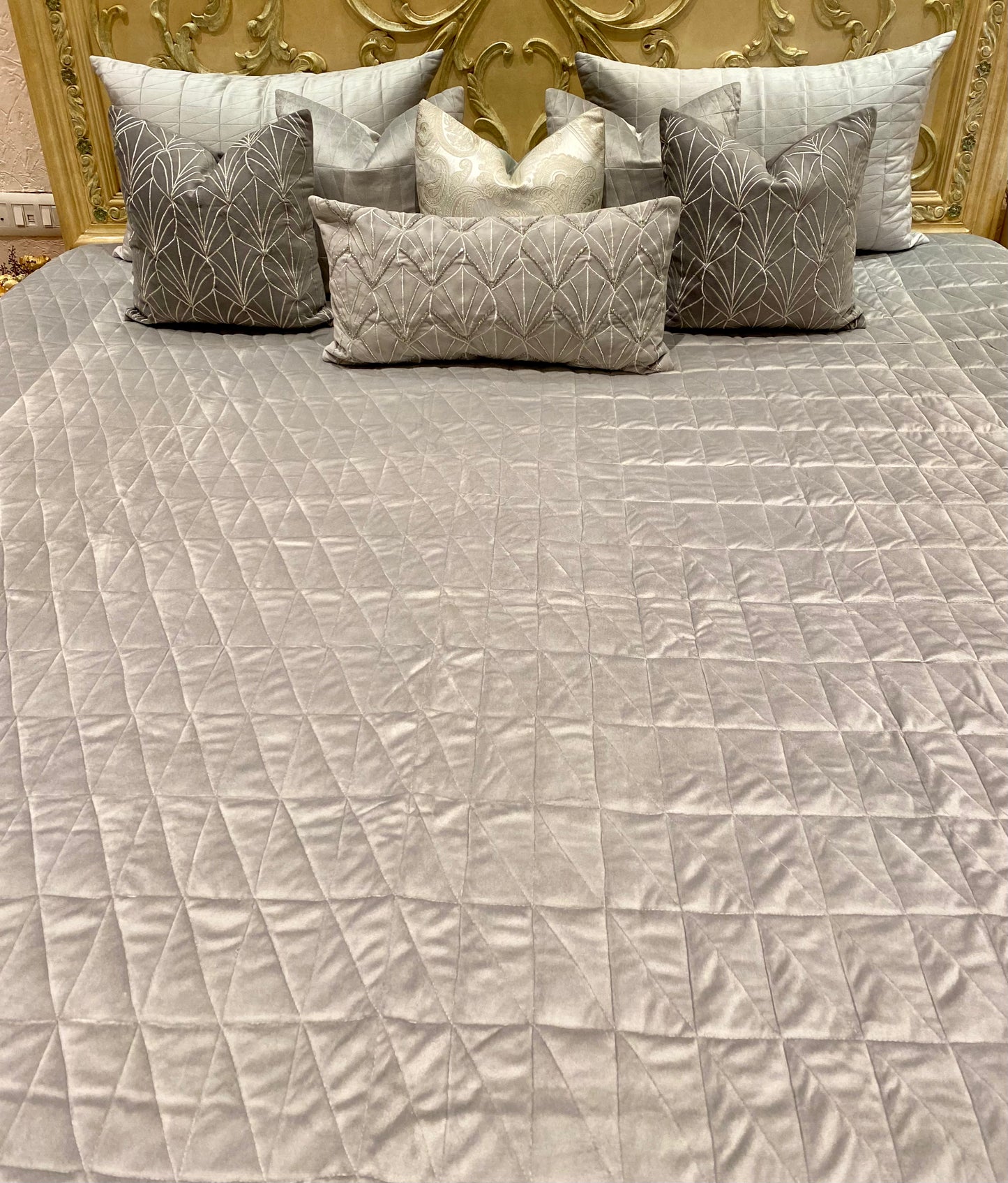 The Light Grey Armor Bedding Set