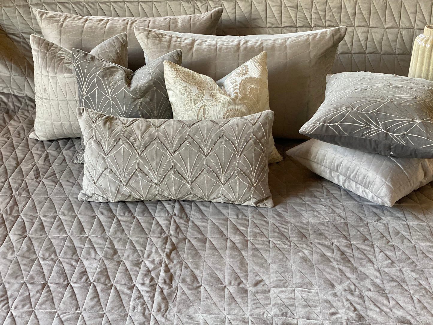 The Light Grey Armor Bedding Set