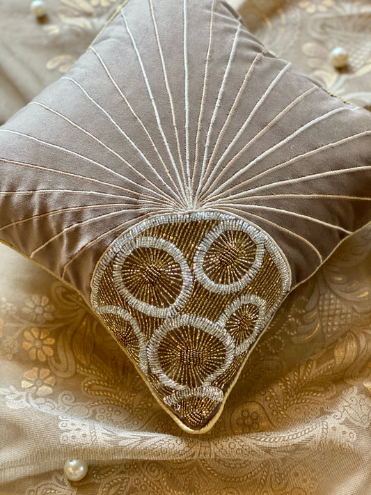 THE GOLD SUN CUSHION COVER