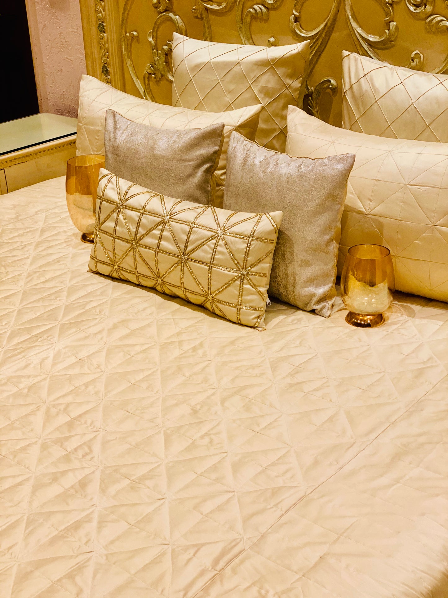 The Empress Quilted Bedding Set