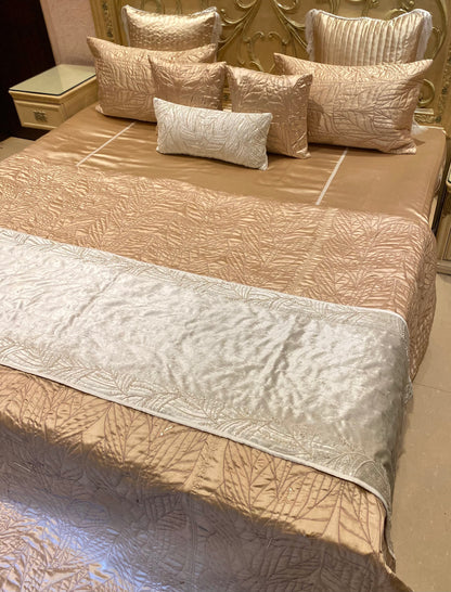 The Fiona Satin Quilt & Bedsheet Set