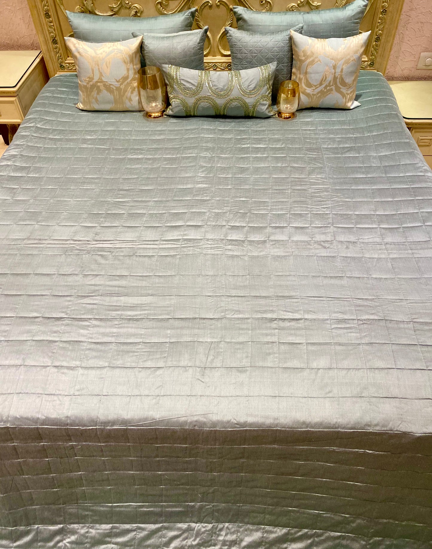 The Oceana Quilted Bedspread Set