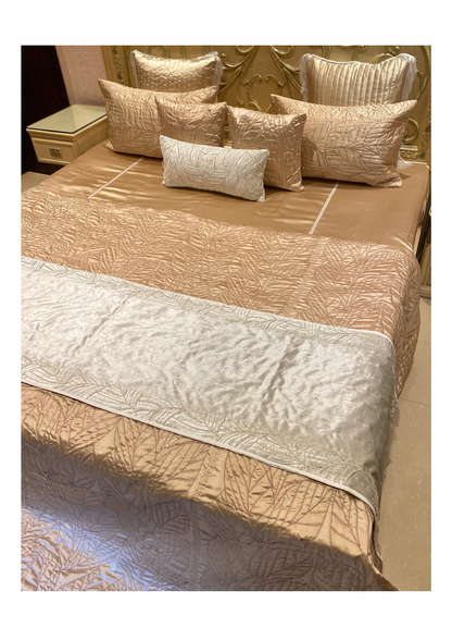 The Fiona Satin Quilt & Bedsheet Set