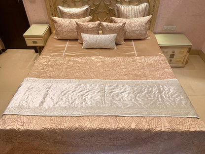 The Fiona Satin Quilt & Bedsheet Set