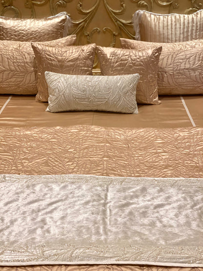 The Fiona Satin Quilt & Bedsheet Set