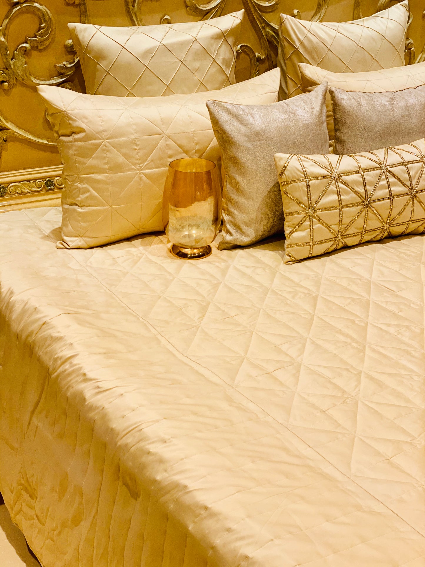 The Empress Quilted Bedding Set